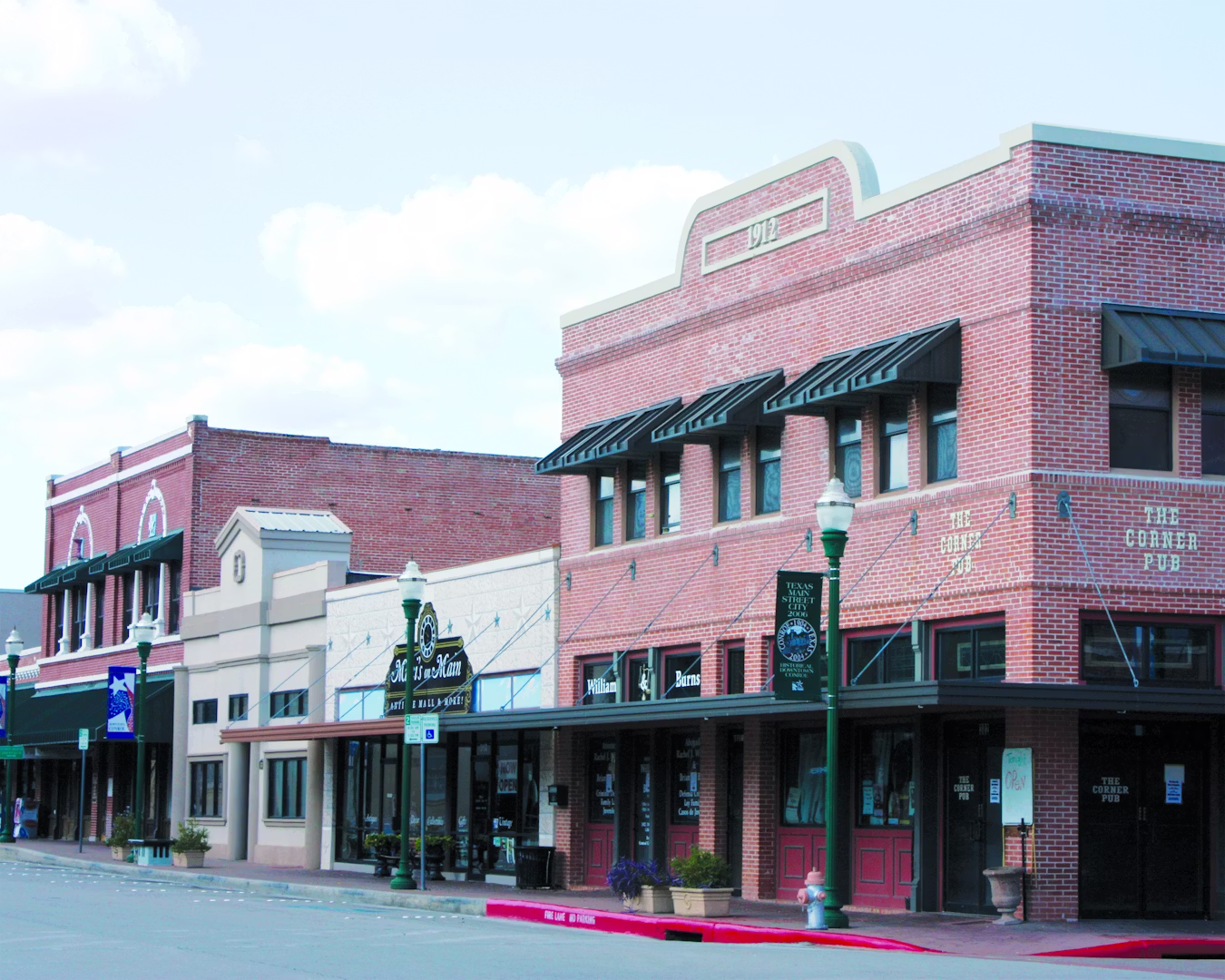 Downtown Conroe Texas — steps from the Montgomery County Courthouse where our family law attorneys handle cases
