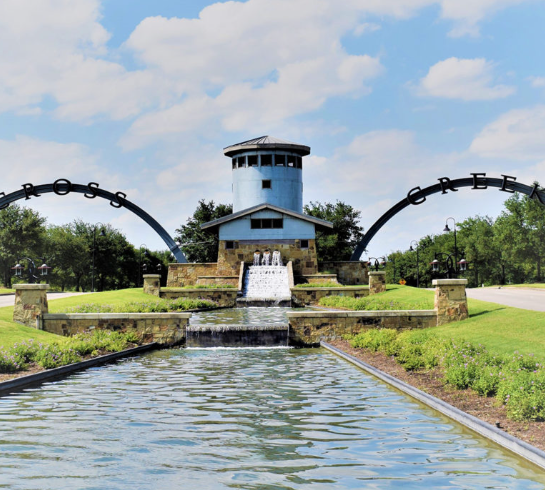 Cross Creek Ranch entry monument Fulshear Texas master-planned community — high-asset divorce attorney Fulshear TX