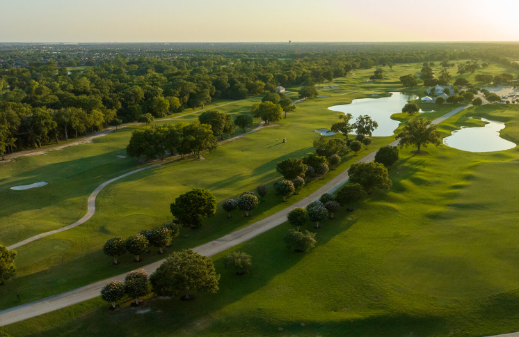 Black Horse Golf Club Cypress Texas aerial — family law attorney Houston TX serving Cypress