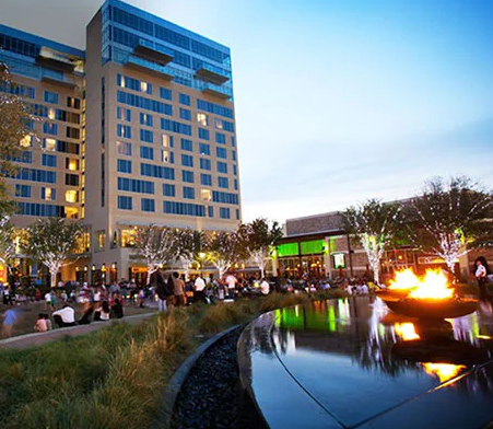 Rice Military Washington Avenue Houston Texas at dusk — child custody attorney Houston TX serving Rice Military young professional family custody cases
