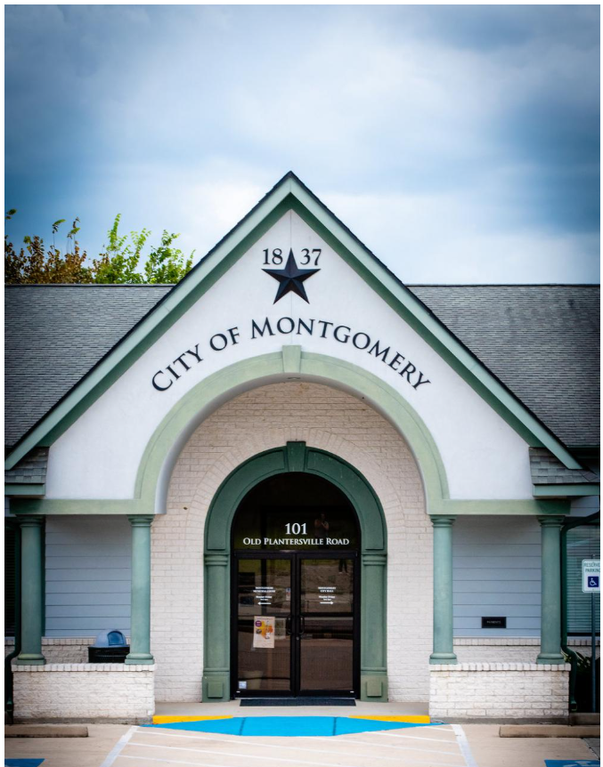 City of Montgomery Texas building established 1837